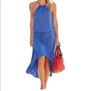 Gorgeous blue Athleta hi/low dress size L